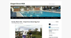 Desktop Screenshot of chapelgrovehoa.org